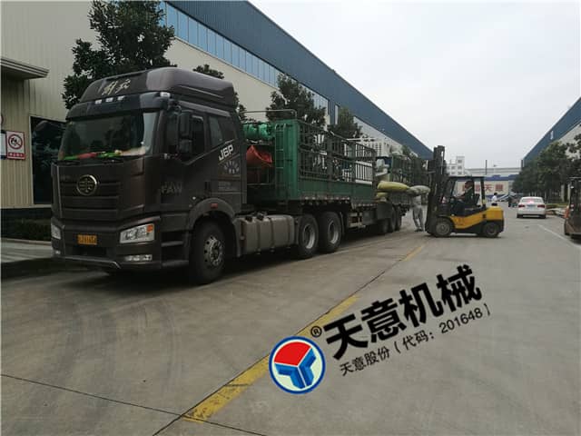 國慶時(shí)節天意機械發(fā)貨忙