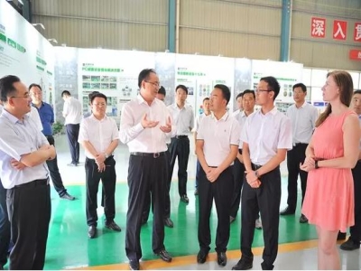 濟寧市市委書(shū)記傅明先蒞臨天意機械參觀(guān)調研