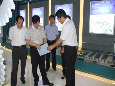 兗州區副區長(cháng)劉曉林一行蒞臨天意機械指導工作！